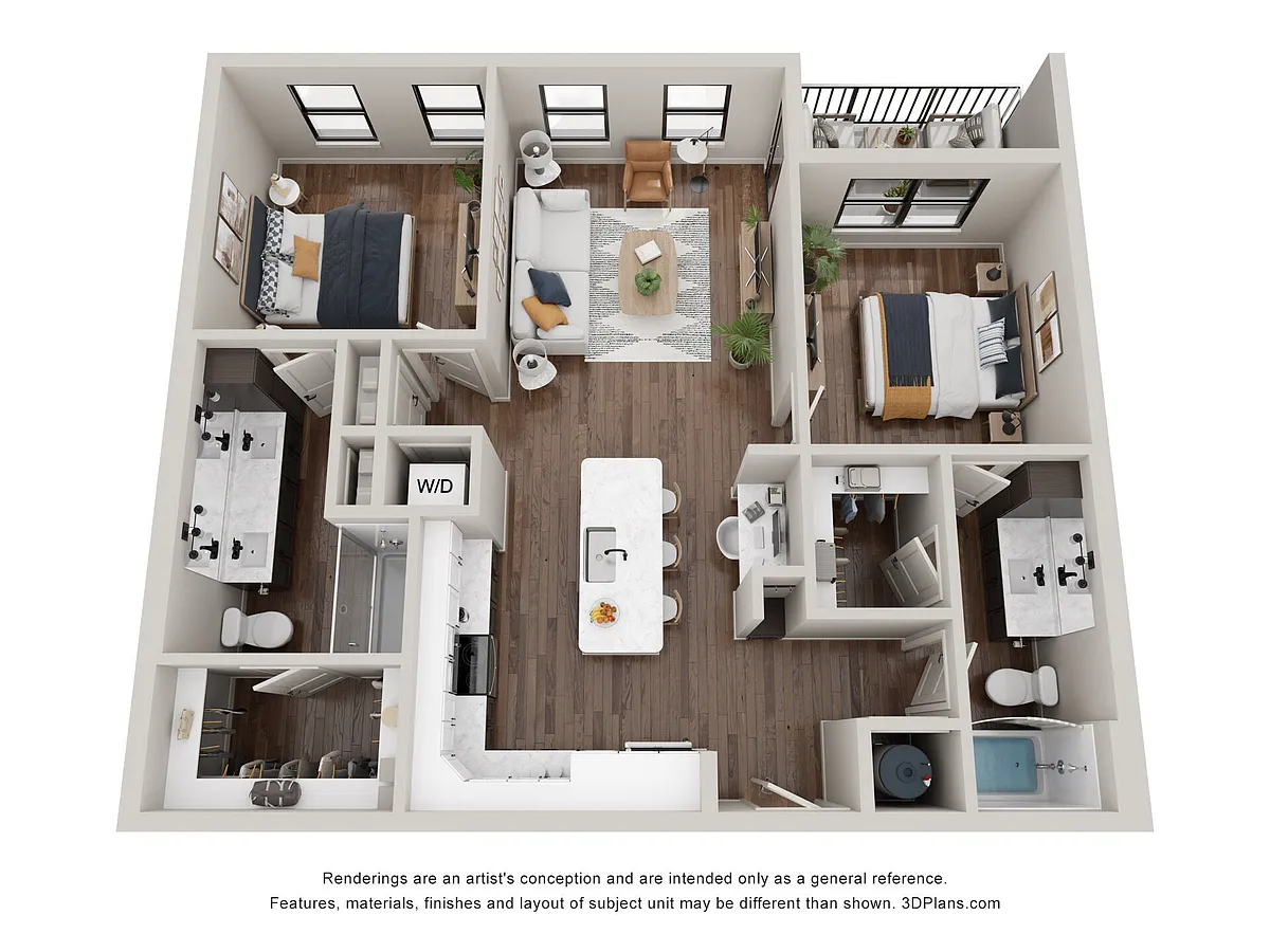Floor plan The Merrimon ADA