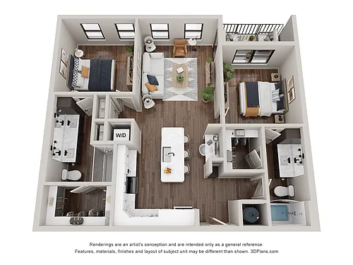Floor plan The Merrimon ADA