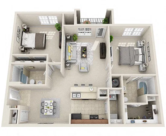 Floor plan B2
