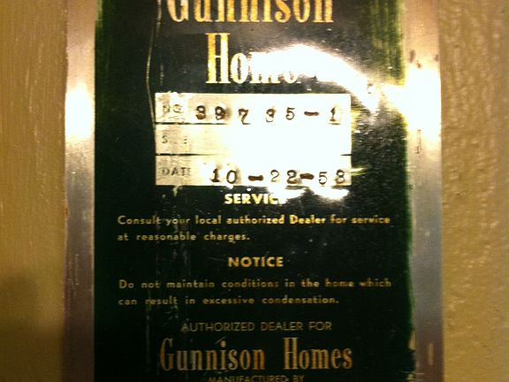 1953 Gunnison Steel Home