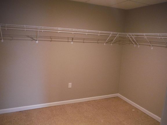 Walk-in closet in master