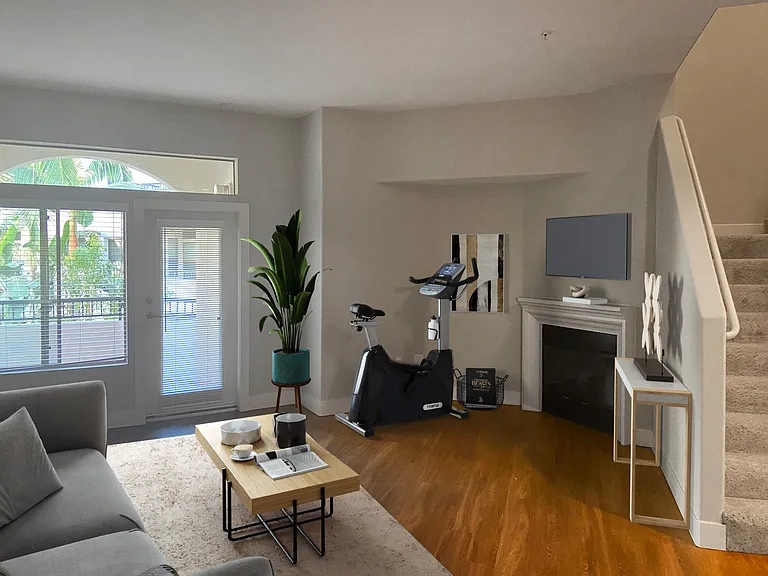 Townhome-style floorplan