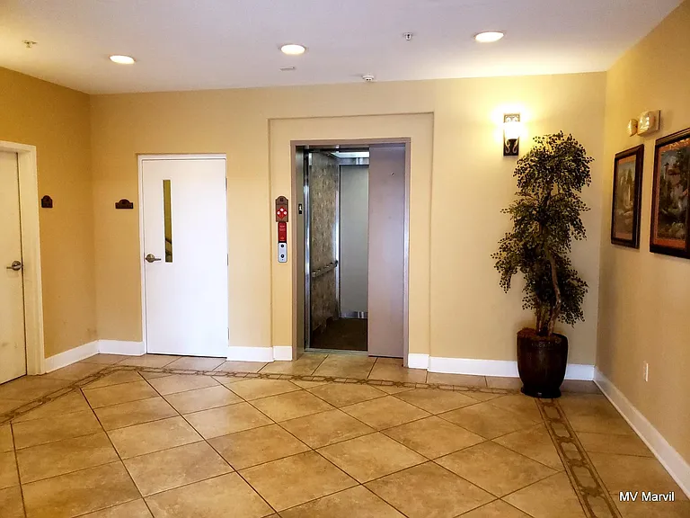 Building Main Lobby to elevator