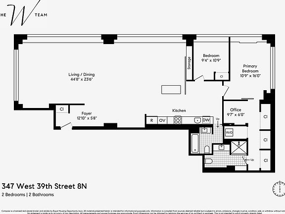 2nd image of 347 W 39th St APT 8N