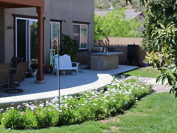 Custom-designed backyard
