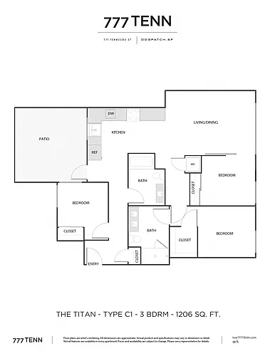 Floor plan The Titan