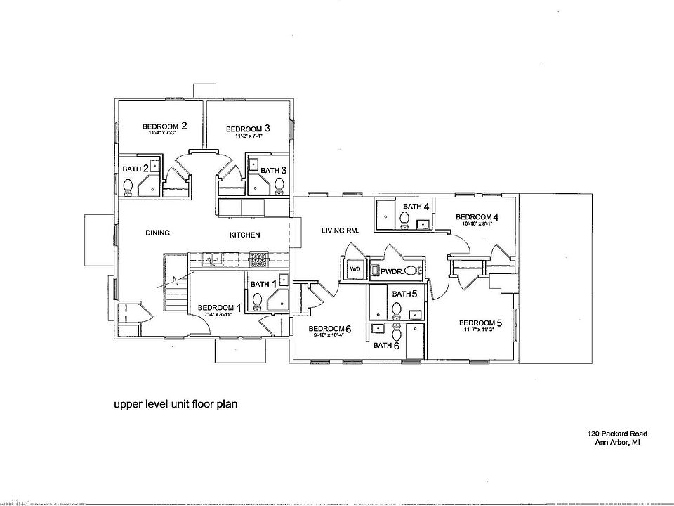 120 Packard unit 2 floor plan