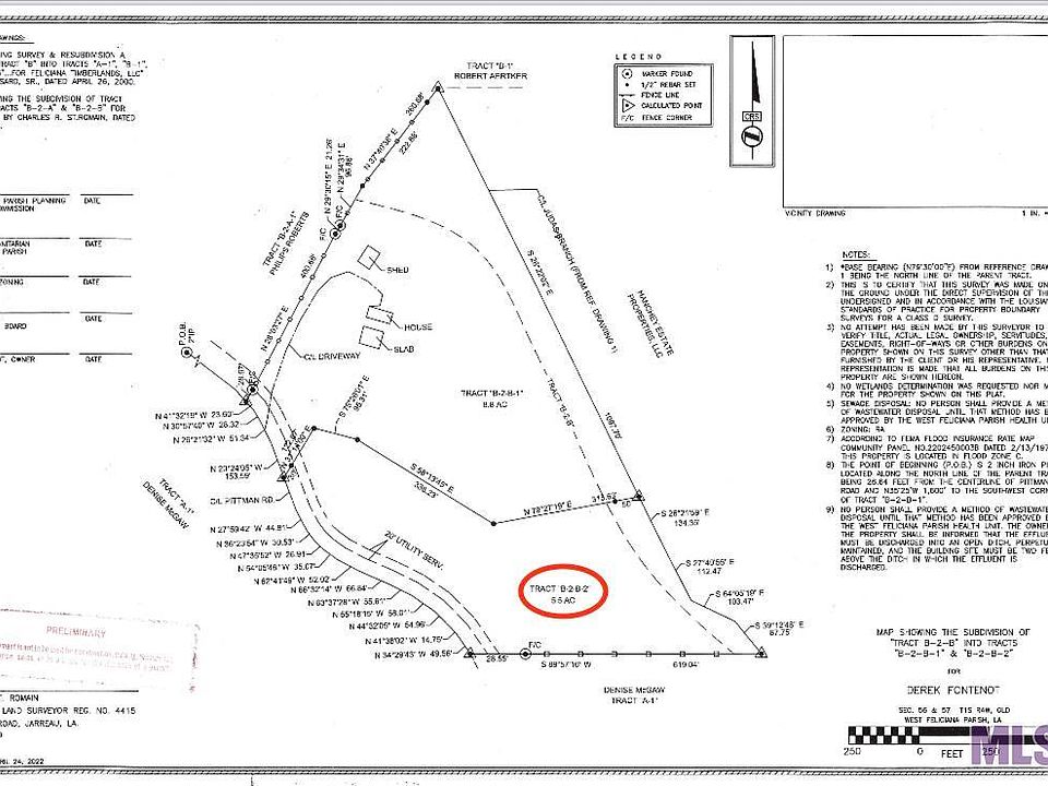 TRACT B Pittman Rd 2, Saint Francisville, LA 70775 MLS 2023003739