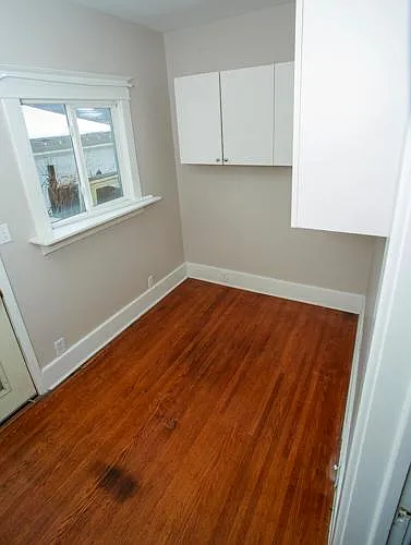 office/den with entrance to deck