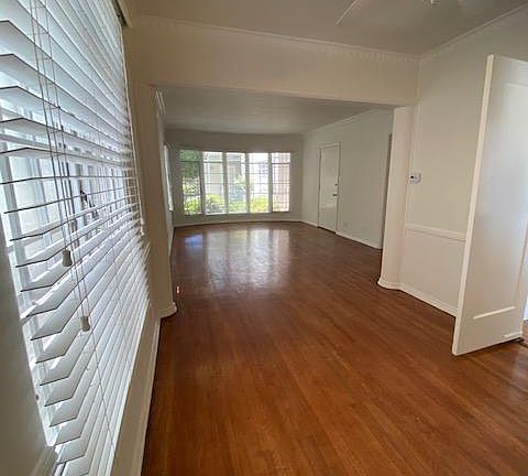 Dining room with view to living room