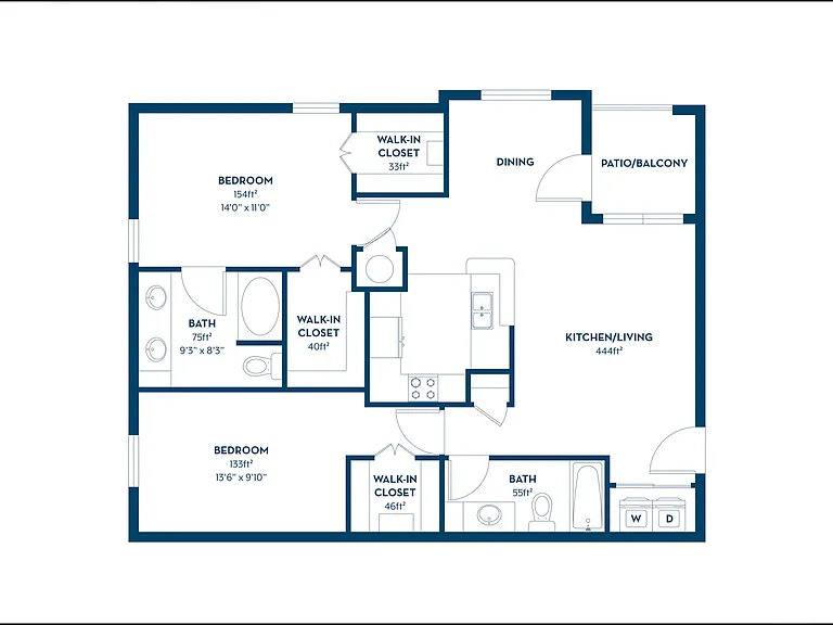 2B | 2BD, 2BA | 1095SF 2B | 2BD, 2BA | 1095SF