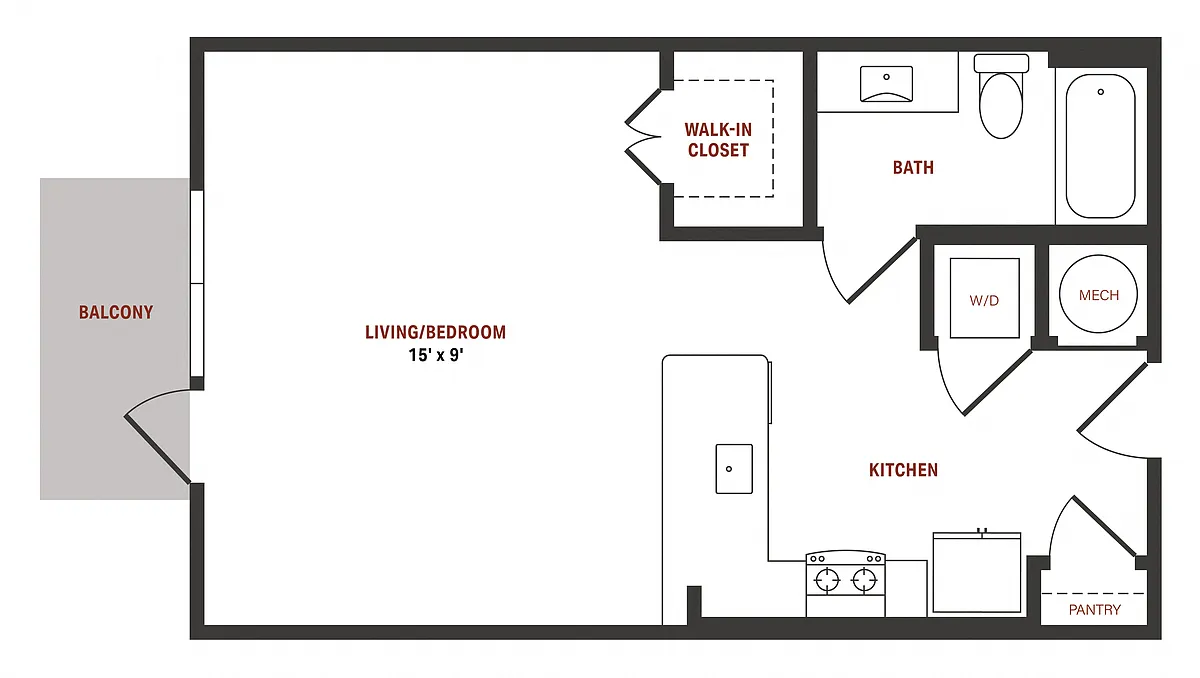 Floor plan E1