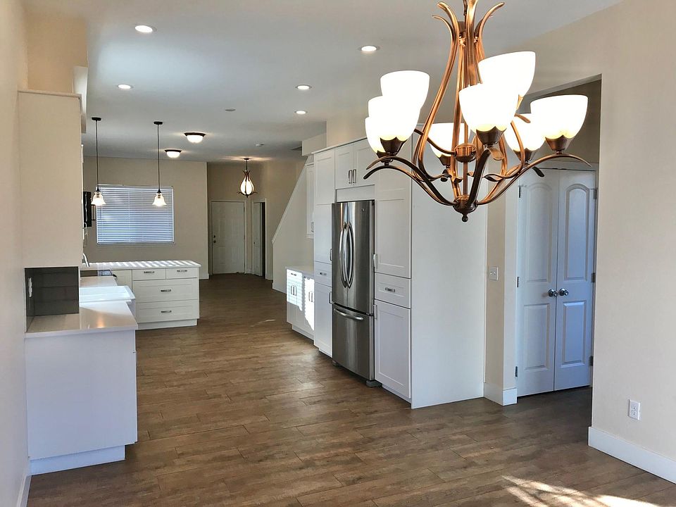 Facing kitchen and entry
