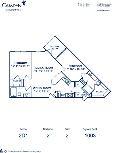 Floor plan 2D1