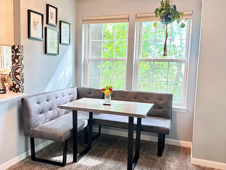 Dine while enjoying the nature views