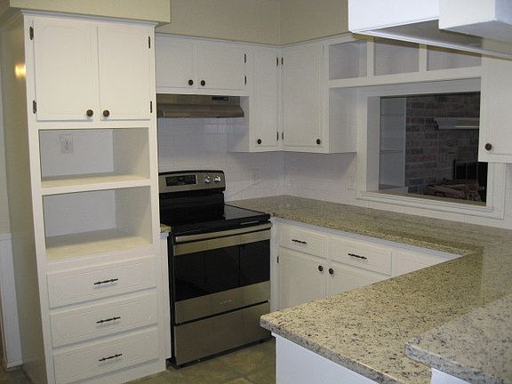 Generous counter space