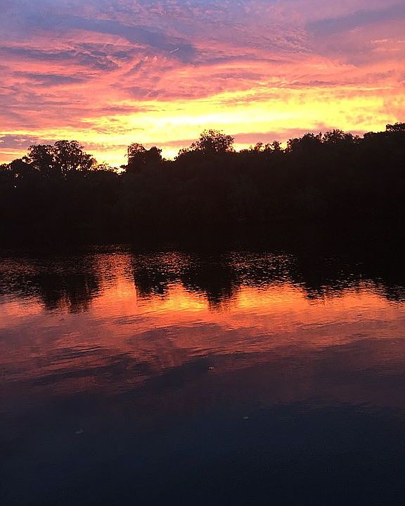 Sunset from dock