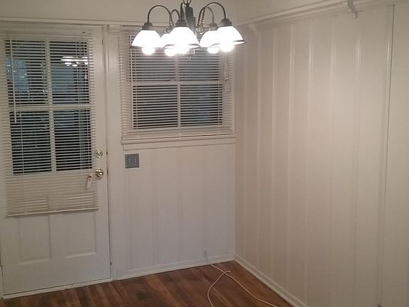 wood tounge and grove walls with shelf.
