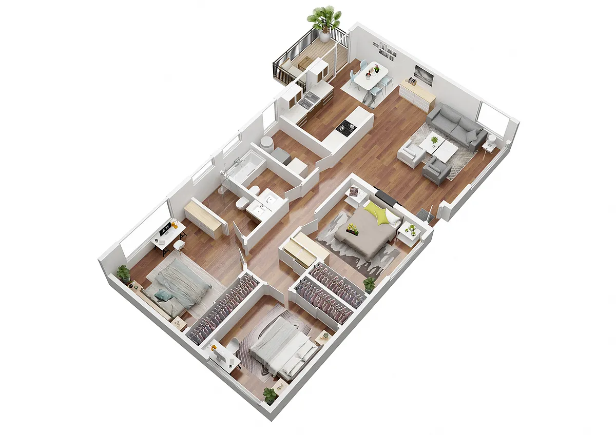 Floor plan Oak