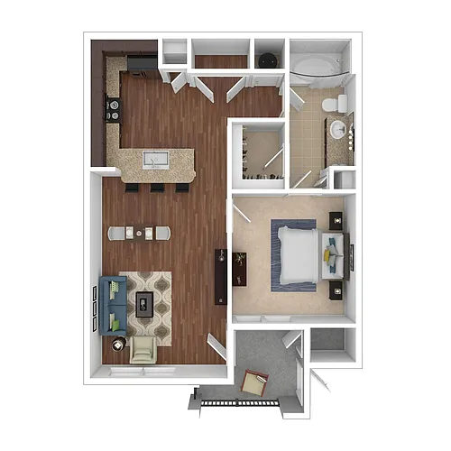 Floor plan Jessup - A1