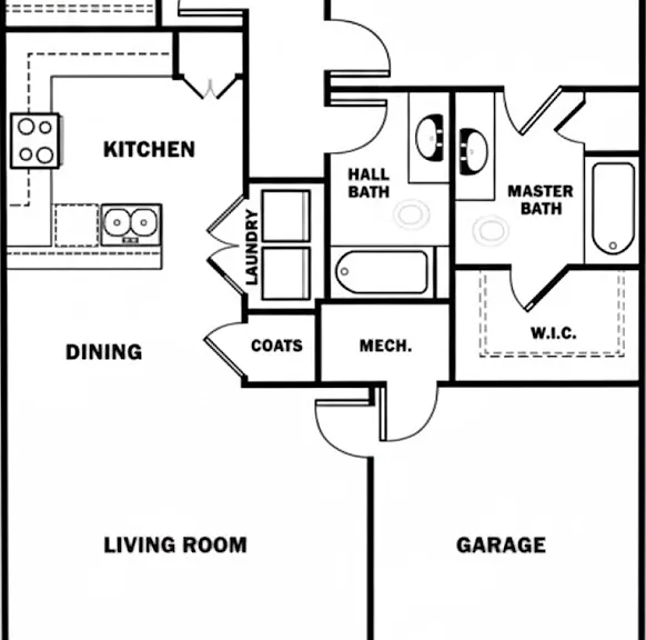 .Two Bedrooms / Two Bathrooms .Two Bedrooms / Two Bathrooms