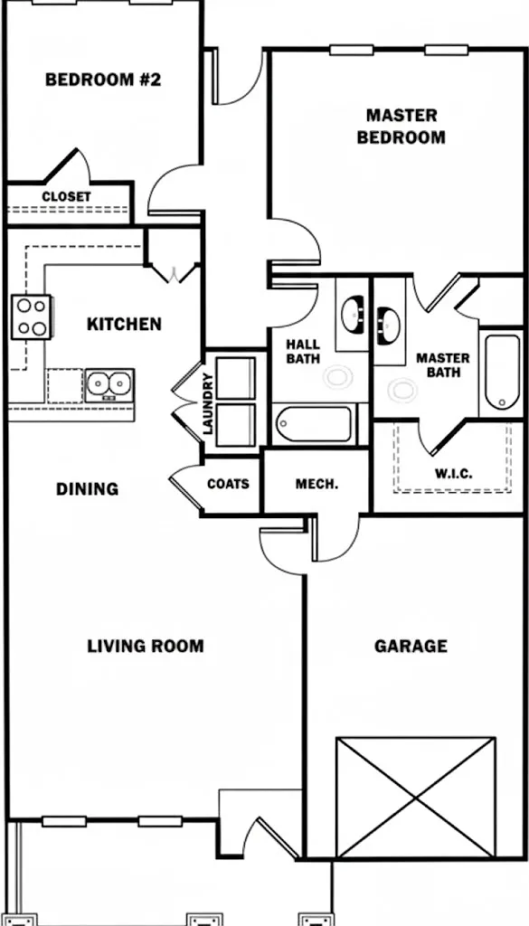 Floor plan 2x2-Renovated