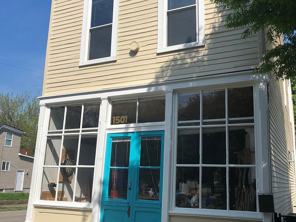 Artist studio- apartment entrance around back