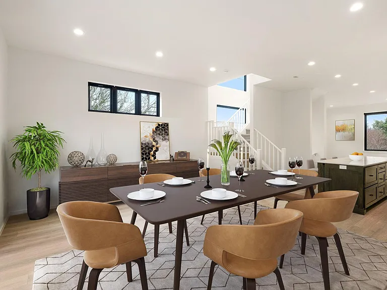 STAGED DINING ROOM