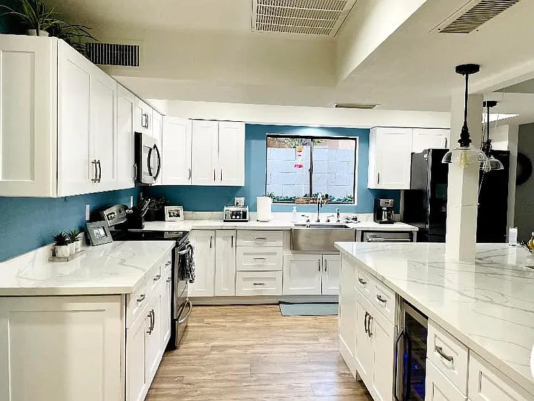 Completely renovated kitchen in 2021. All appliances are included.