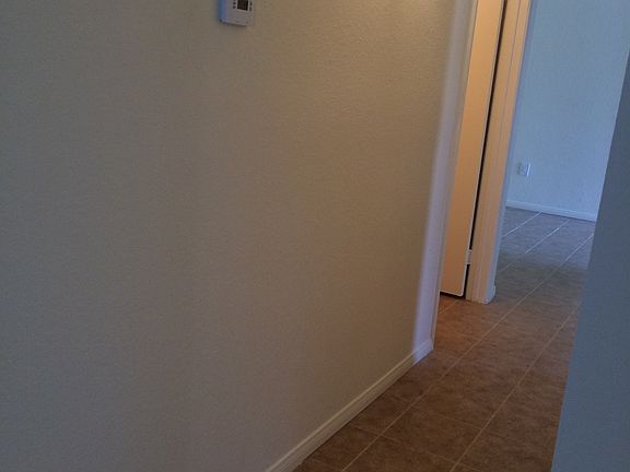 Hallway with new tile