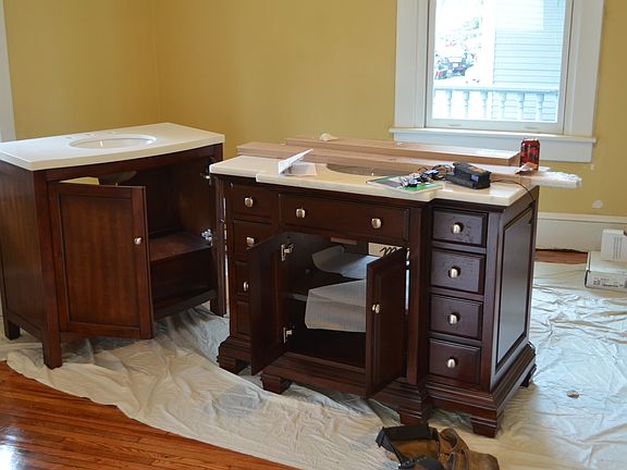 New Vanities delivered
