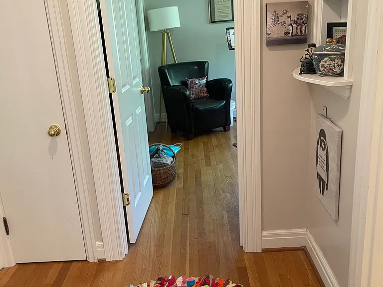 Back bedroom. Both bedrooms are almost the same size so its ideal for roommates or someone who needs a bit more space.