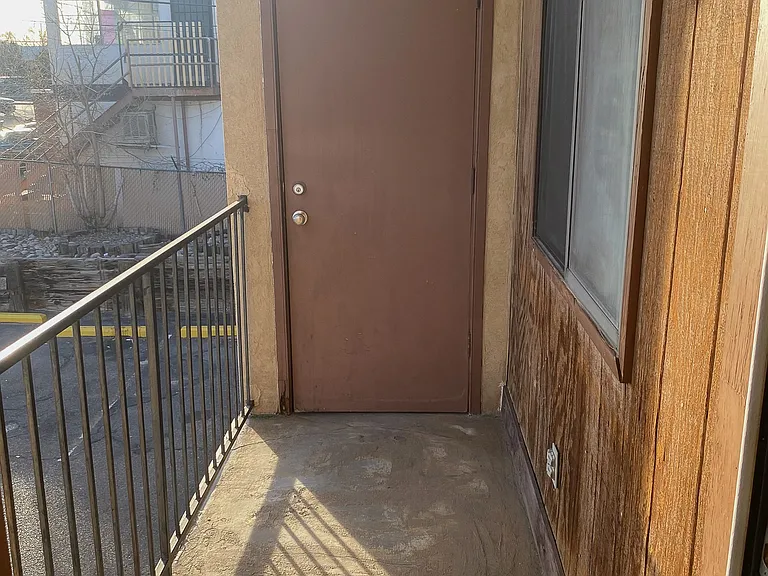 Private balcony + bonus storage