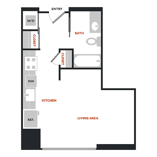 Floor plan Plan Studio G