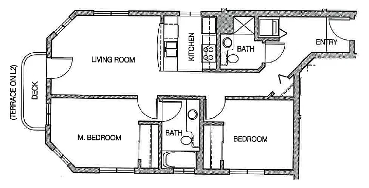 Floor plan 2X2 C4