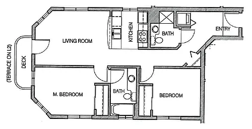 Floor plan 2X2 C4