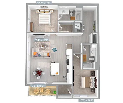 Floor plan B9-1160