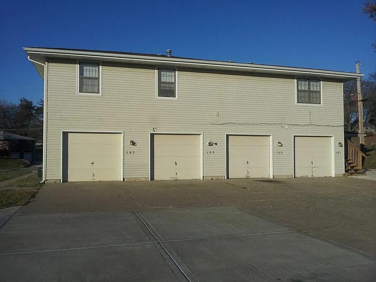 Back parking lot with your Garage