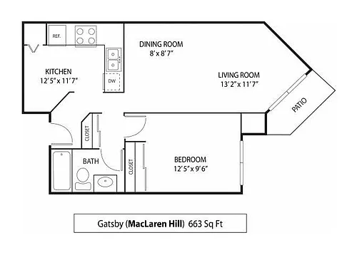 Floor plan Gatsby