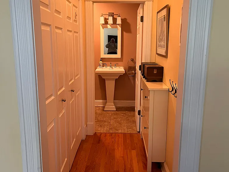 Shared half bath