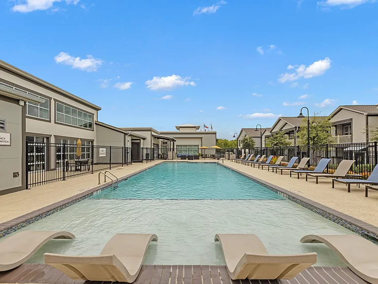 Luxury oasis-style pool
