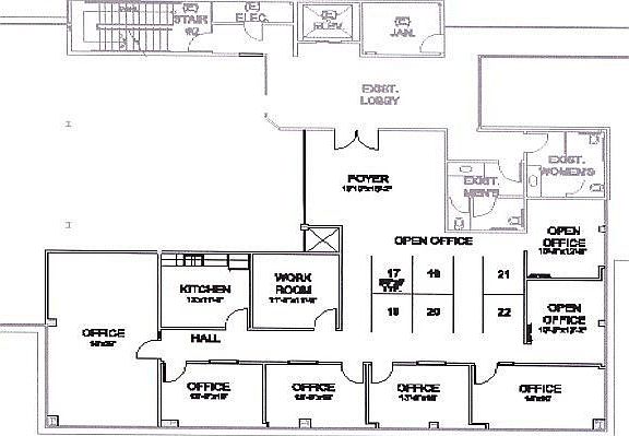 Floor Plan 1949 W Kettleman Lane Suite 201