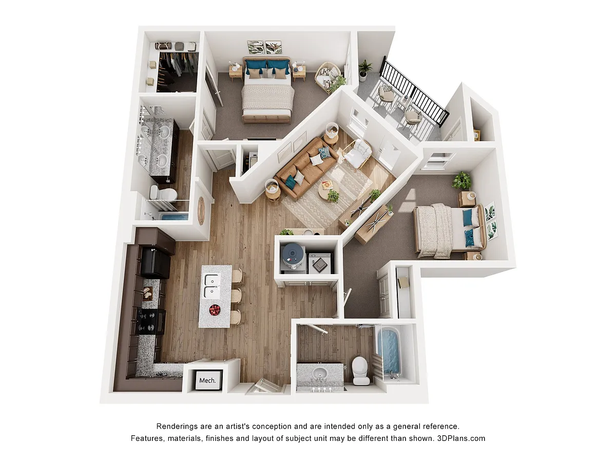 Floor plan B3