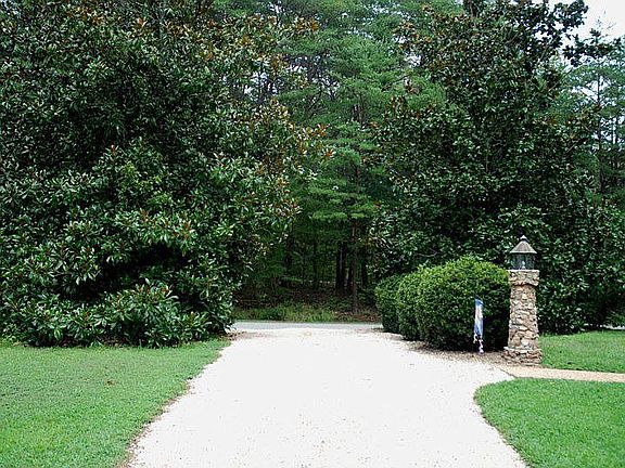 Entrance Graced by Magnolias