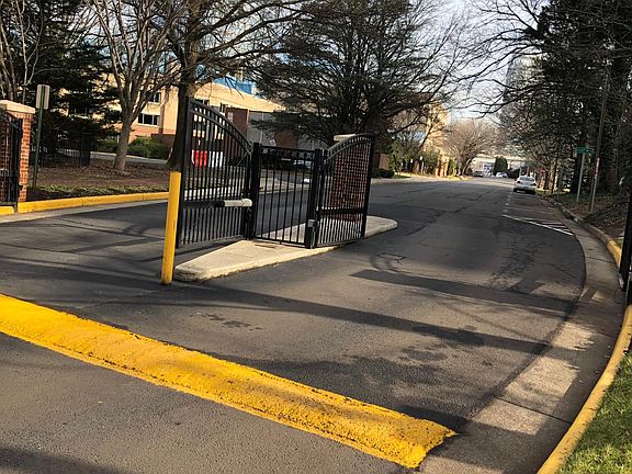 Gated entrance
