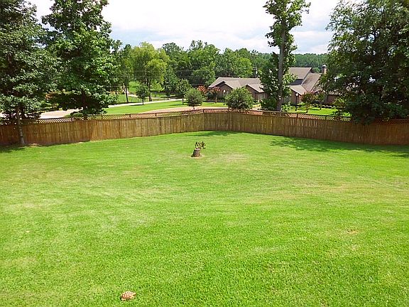 Huge back yard--looking from Gazebo