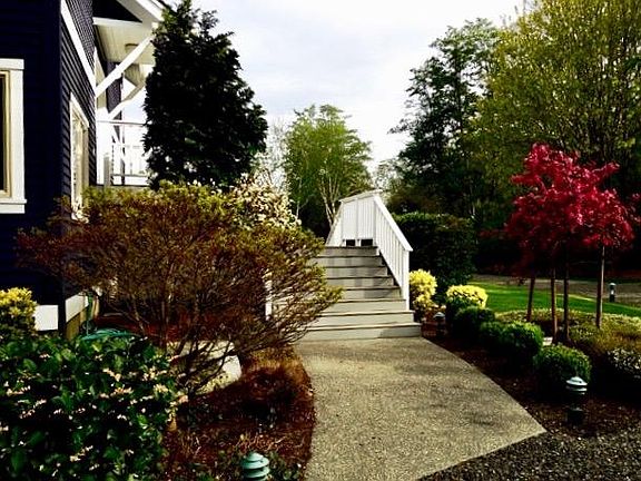 Main entrance facing West