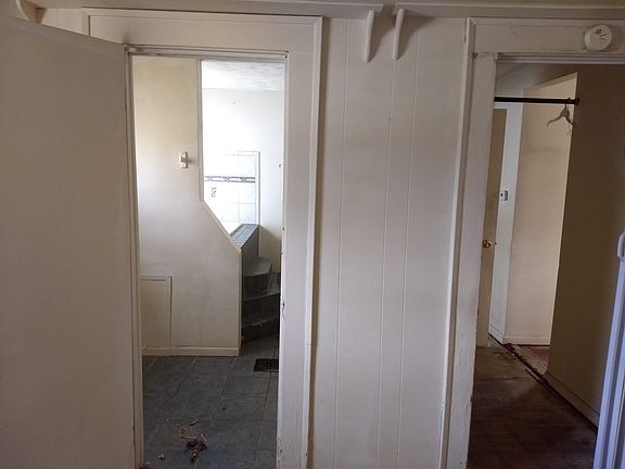 From bedroom to bathroom.