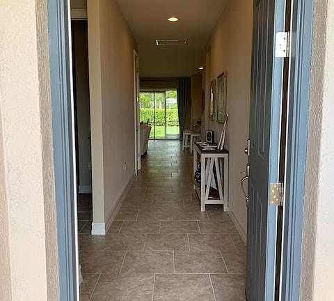 This is the front entry into this lovely home.