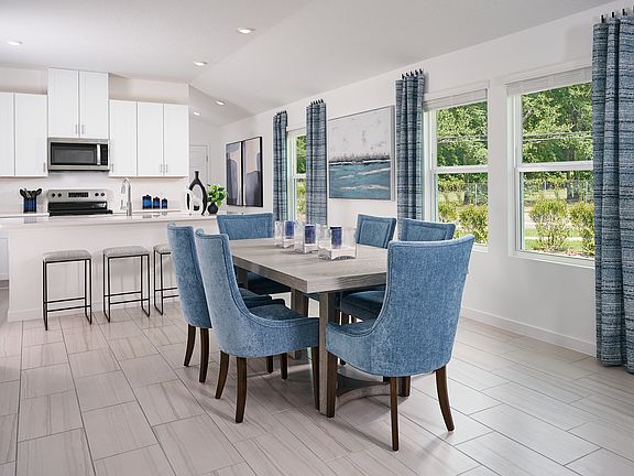 Dining Room of the Acadia modeled at Kings Preserve